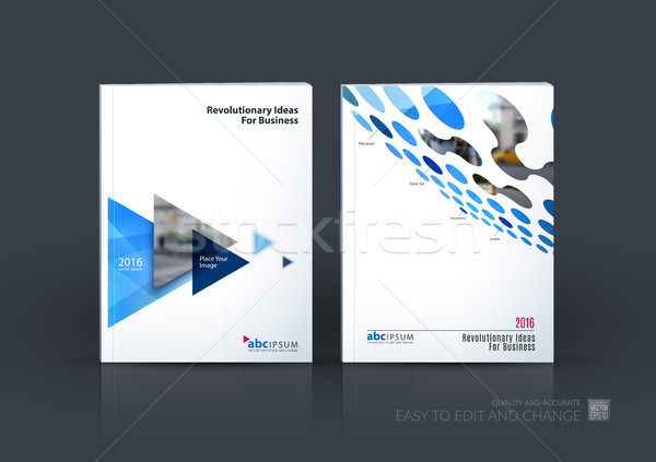Business vector set. Brochure template layout, cover design annu Stock photo © Diamond-Graphics