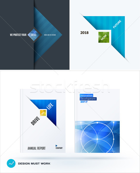 Abstrakten Vektor Design Elemente Grafik Layout Stock foto © Diamond-Graphics