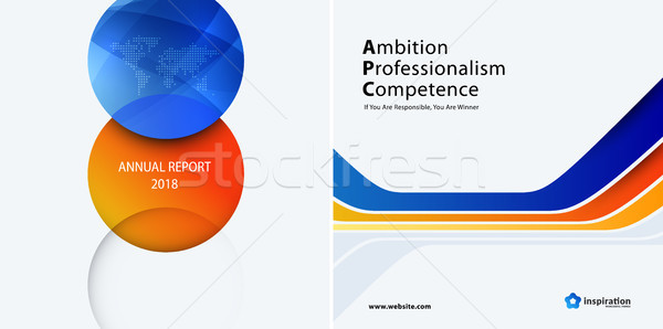 [[stock_photo]]: Affaires · orange · bleu · design · résumé