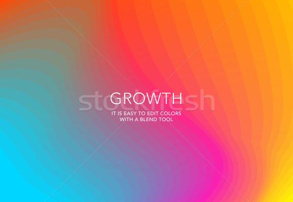 Liquid fluid design of colourful abstract vector blend background for graphic template. Stock photo © Diamond-Graphics
