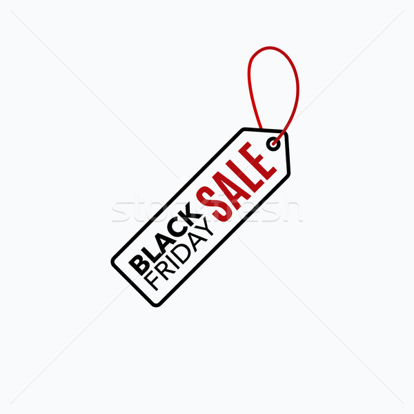 Black Friday sale design template. Creative banner. Vector illus Stock photo © Diamond-Graphics