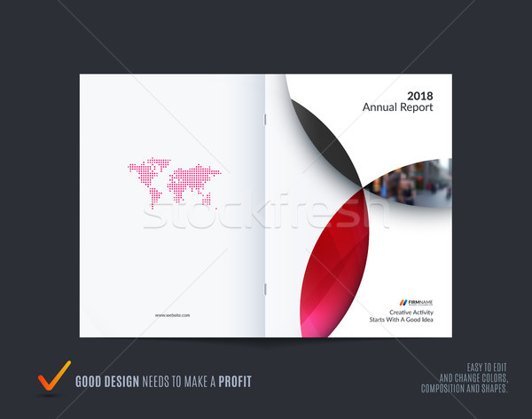 Absztrakt színes brosúra anyag terv stílus Stock fotó © Diamond-Graphics