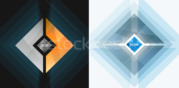Abstrakten Vektor Design Elemente Grafik Layout Stock foto © Diamond-Graphics