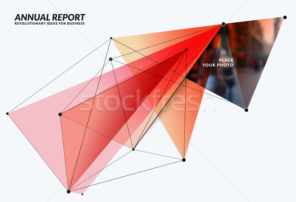 Abstract vector design elements for graphic template. Stock photo © Diamond-Graphics