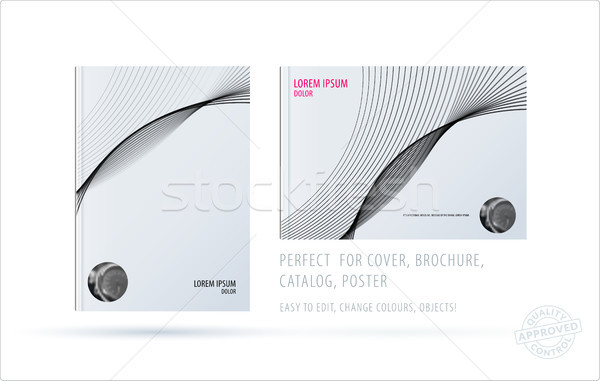 Brochure design soft modèle coloré modernes [[stock_photo]] © Diamond-Graphics