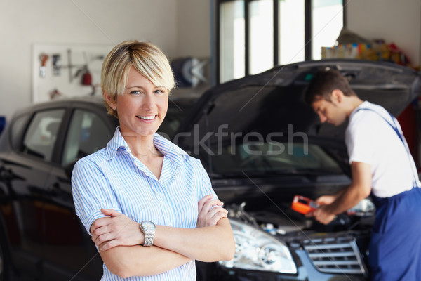 Stock photo: car owner