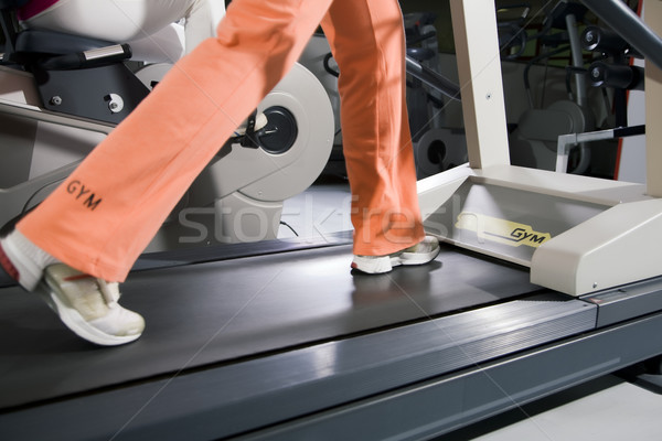 Santé club femme courir sport exercice Photo stock © diego_cervo