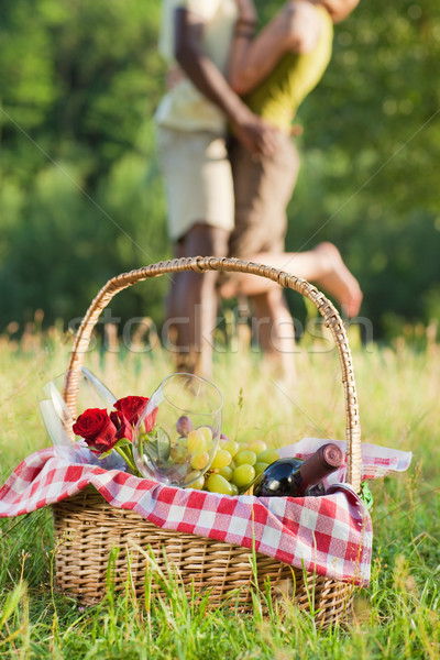 couple picnicking Stock photo © diego_cervo