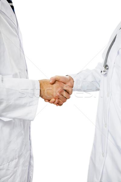 Opieki zdrowotnej muzyka lekarzy drżenie rąk lekarza spotkanie Zdjęcia stock © diego_cervo