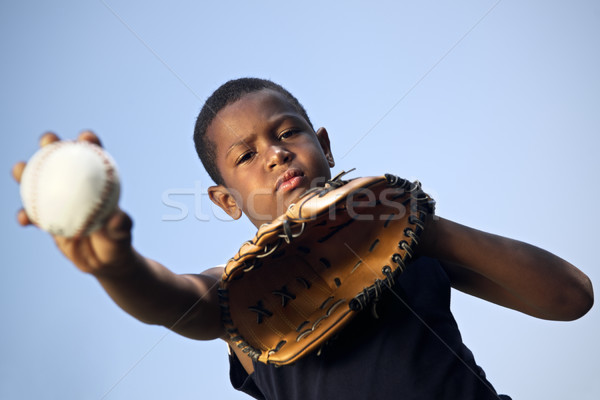 Foto d'archivio: Sport · baseball · ragazzi · ritratto · bambino