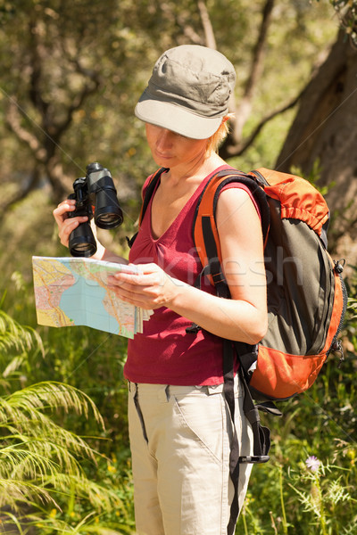 woman hiking Stock photo © diego_cervo