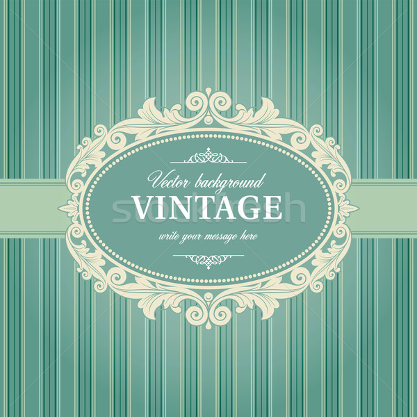 Vintage marco plantilla vector libro diseno Foto stock © digiselector