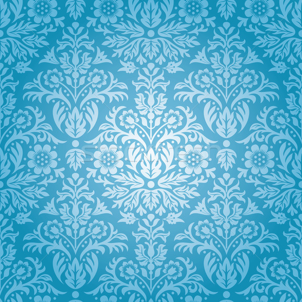 Damask Seamless Floral Pattern Background Stock photo © digiselector