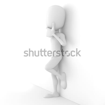 3d man handcuffed Stock photo © digitalgenetics