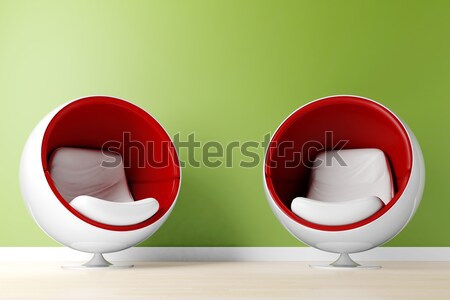 Stock fotó: 3D · fotel · stúdiófelvétel · iroda · otthon · művészet