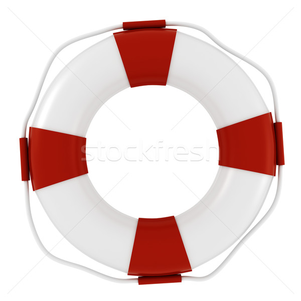 3d life buoy, on white background Stock photo © digitalgenetics