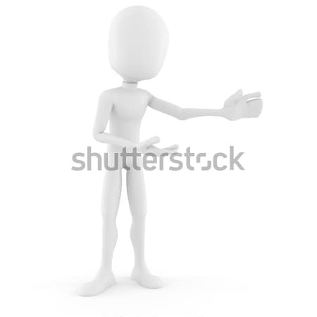 3d man handcuffed Stock photo © digitalgenetics