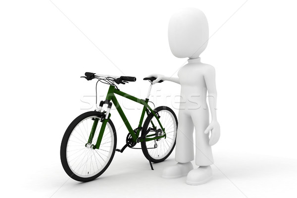 Tanımlama spor uygunluk seyahat bisiklet Stok fotoğraf © digitalgenetics