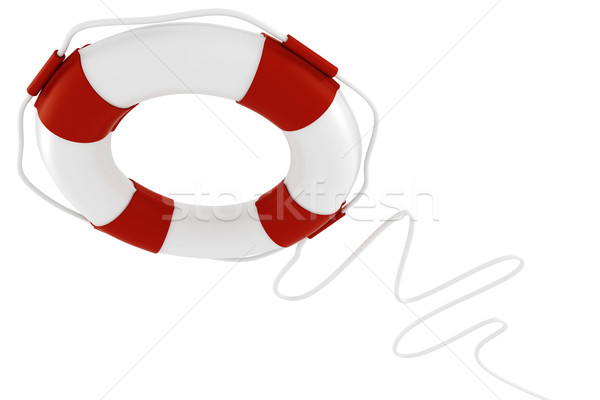 3d life buoy, on white background Stock photo © digitalgenetics