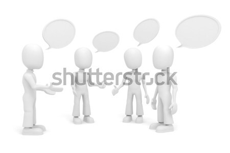 3d man, conference Stock photo © digitalgenetics