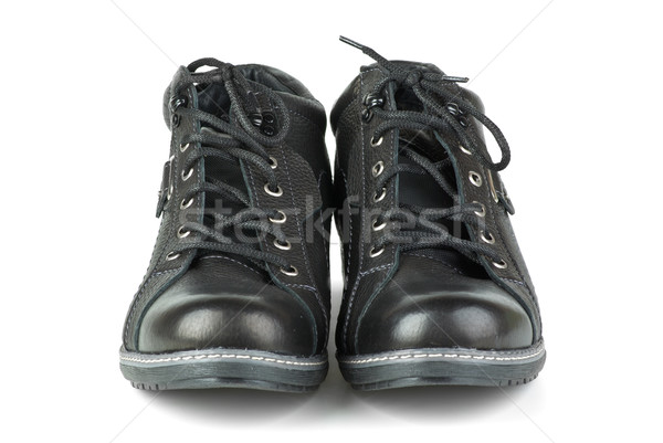 Pair of new black boots Stock photo © digitalr