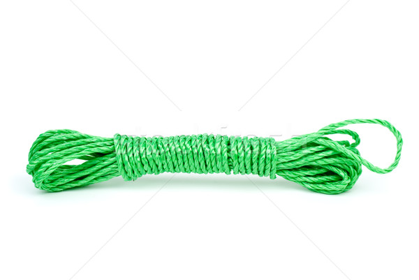 Green plastic rope reeling Stock photo © digitalr