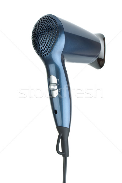 Blue compact hairdryer from back side Stock photo © digitalr