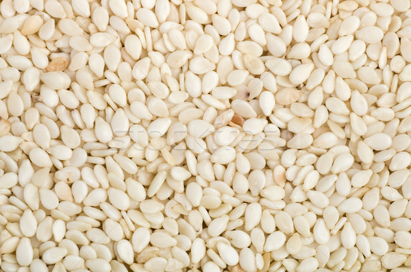 Kurutulmuş susam soyut beyaz tohum baharat Stok fotoğraf © digitalr