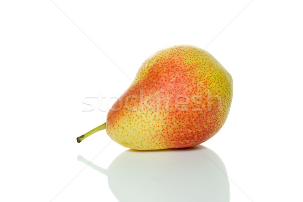 Lying single spotty yellow-red pear Stock photo © digitalr