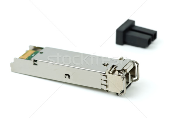 Optical gigabit sfp module for network switch Stock photo © digitalr