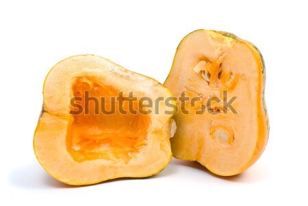 Pumpkin cut on half Stock photo © digitalr