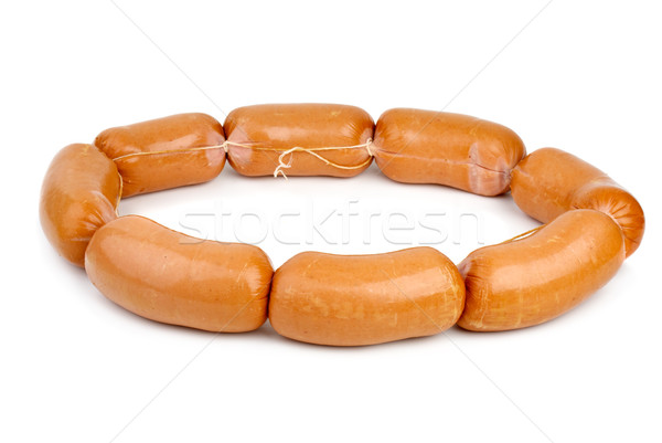Ring maked from sausages Stock photo © digitalr