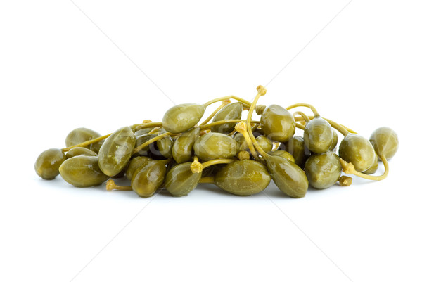 Small pile of marinated capers fruits Stock photo © digitalr