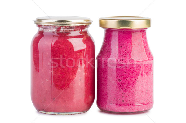 ガラス セイヨウワサビ jarファイル 自家製 赤 ソース ストックフォト © digitalr