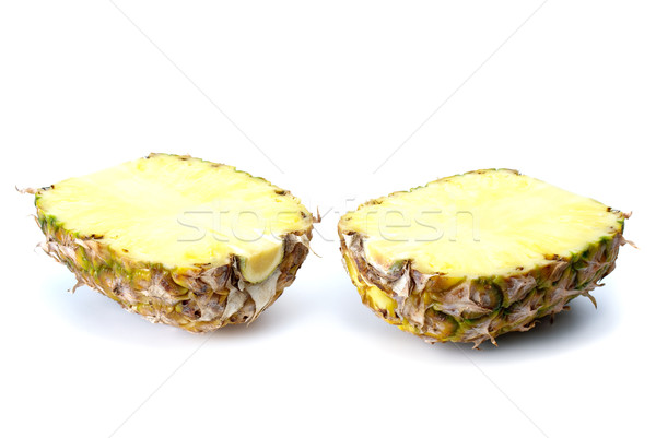 Two pineapple halves Stock photo © digitalr