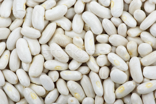 Long white haricot beans Stock photo © digitalr