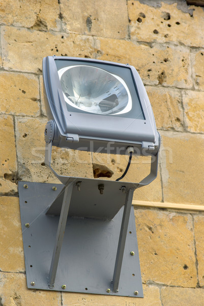 Halojen spot lamba duvar ışık Metal Stok fotoğraf © digitalr
