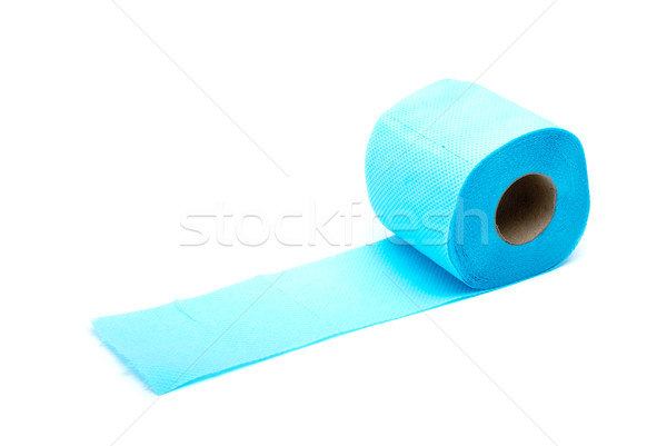 Roll of blue toilet paper Stock photo © digitalr