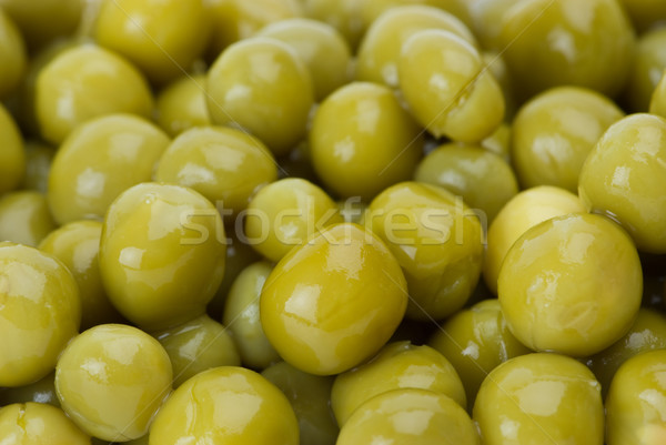Background of conserved green peas Stock photo © digitalr