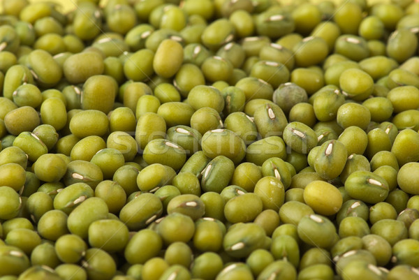 Stock photo: Abstract background: Green mung beans