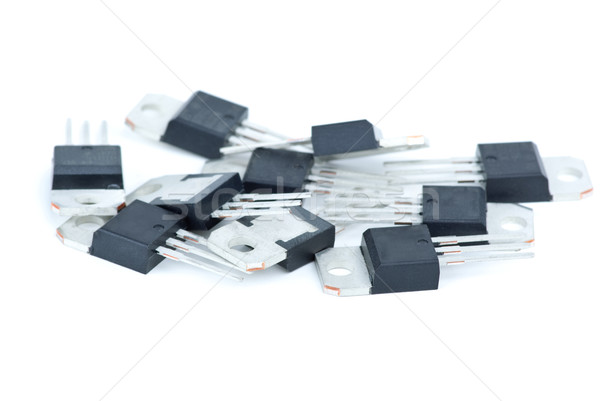 Stock photo: Some transistors