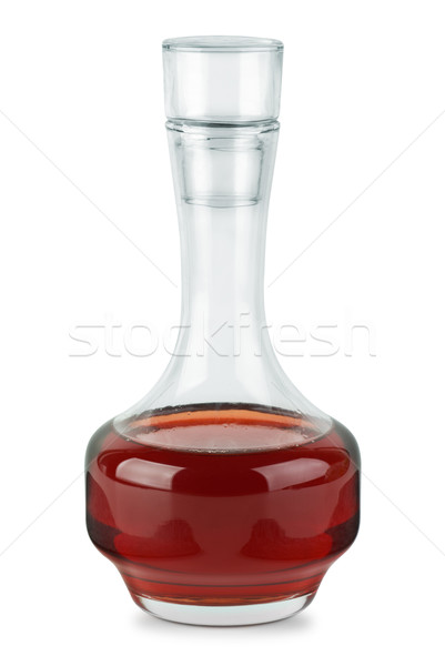 Small decanter with red wine vinegar Stock photo © digitalr