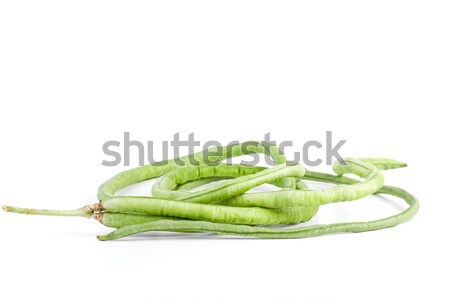 新鮮 長 豆類 孤立 白 商業照片 © digitalr