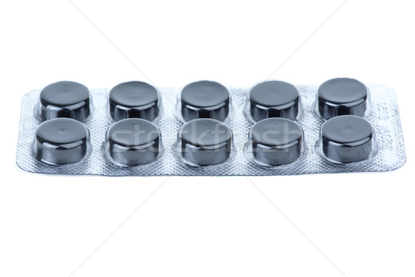 Full blister with activated carbon pills Stock photo © digitalr