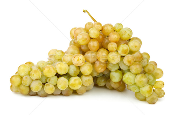 Dojrzały zielone winogrona odizolowany biały tle świeże Zdjęcia stock © digitalr