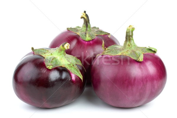 Three eggplants Stock photo © digitalr