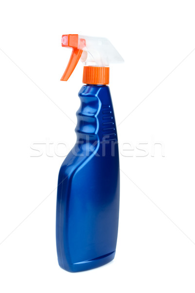 Niebieski odizolowany biały czyszczenia płynnych plastikowe Zdjęcia stock © digitalr