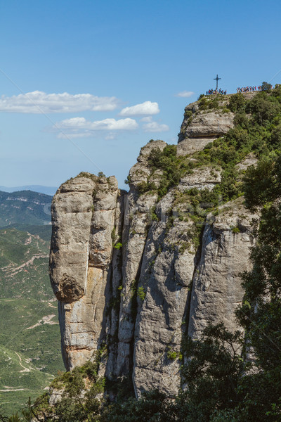 Stock photo: Montserrat mountains, Spain