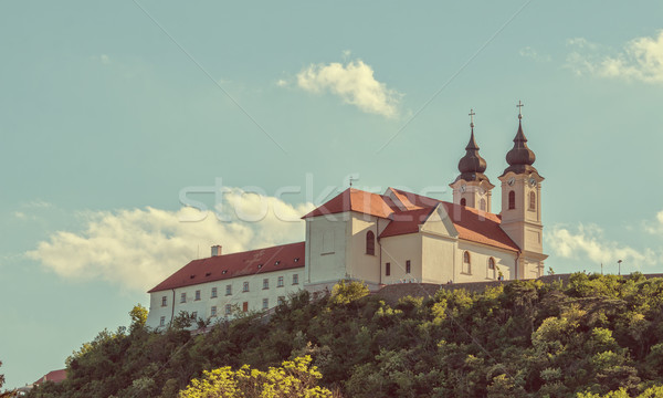Benedictine abbey in Tihany, Hungary Stock photo © digoarpi