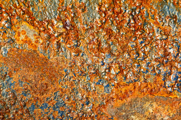 Arrugginito rock pezzi ferro abstract metal Foto d'archivio © digoarpi